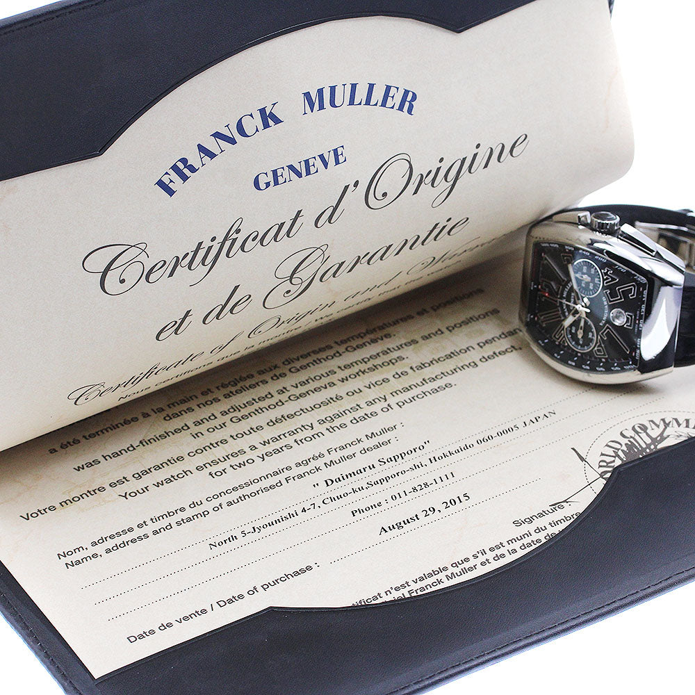FRANCK MULLER Vanguard V45CCDT Chronograph Date black Dial Automatic Men's Watch_902392