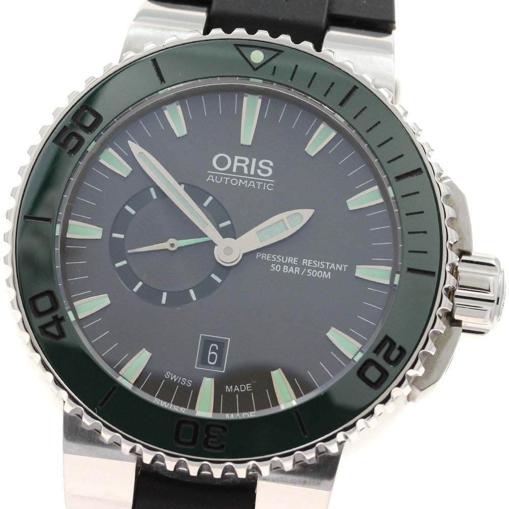 ORIS Aquis 01 743 7673 4157-07 8 26 01PEB Date gray Dial Automatic Men's_902428
