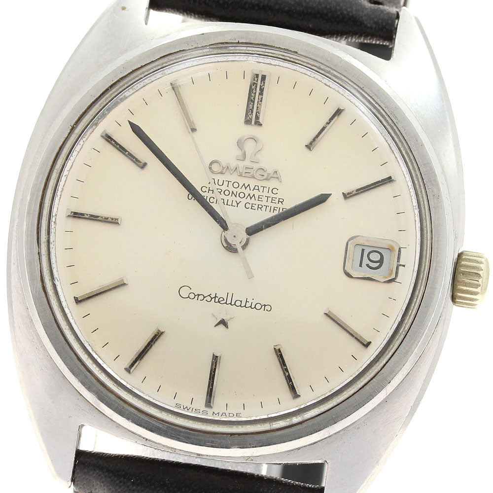 OMEGA Constellation 168017 Date Cal.564 Silver Dial Automatic Men's Watch_902451