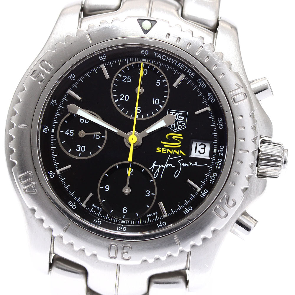 TAG HEUER Link Ayrton Senna limited model CT2115 Chronograph AT Men's_902455
