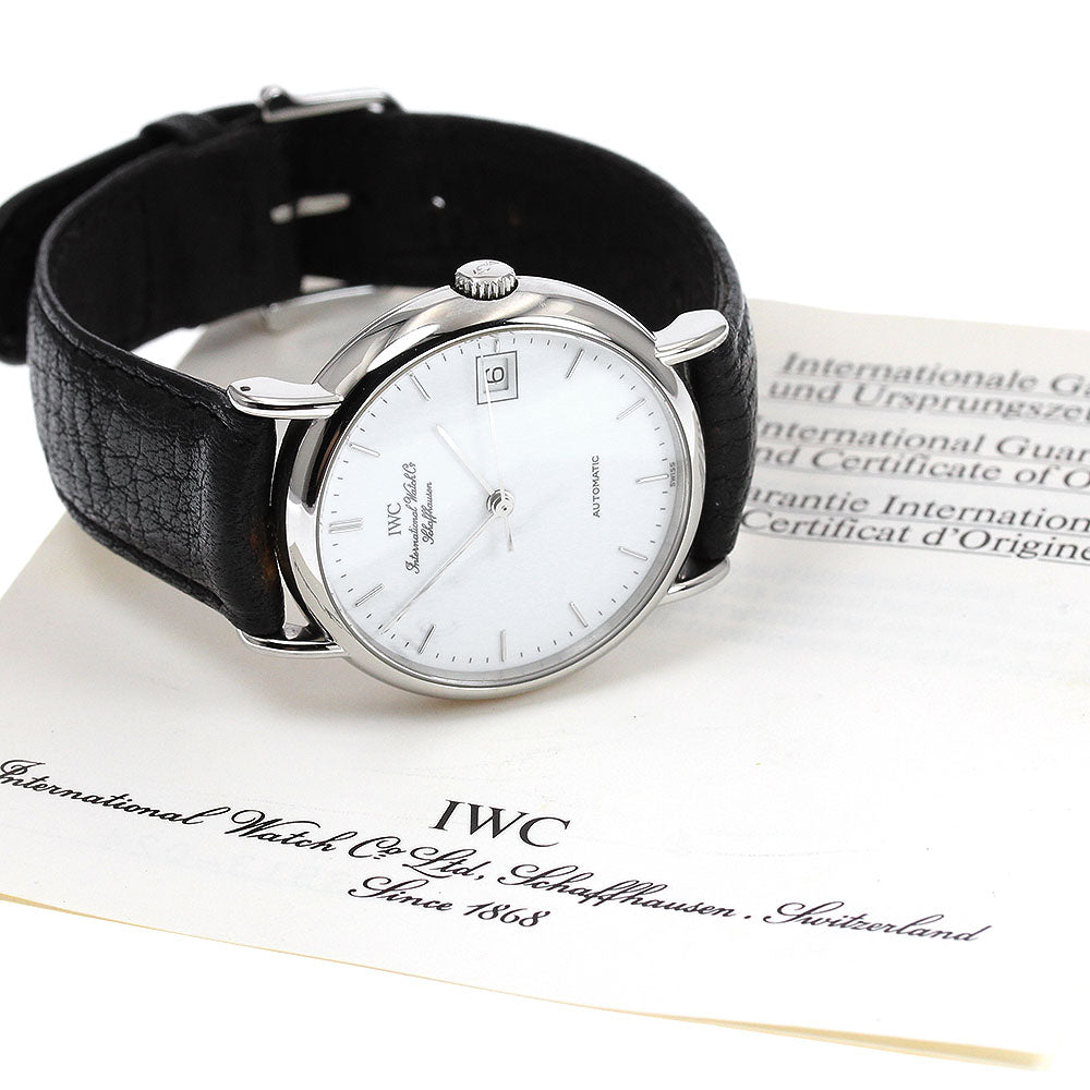 IWC SCHAFFHAUSEN Portofino IW351324 Date white Dial Automatic Men's Watch_902477