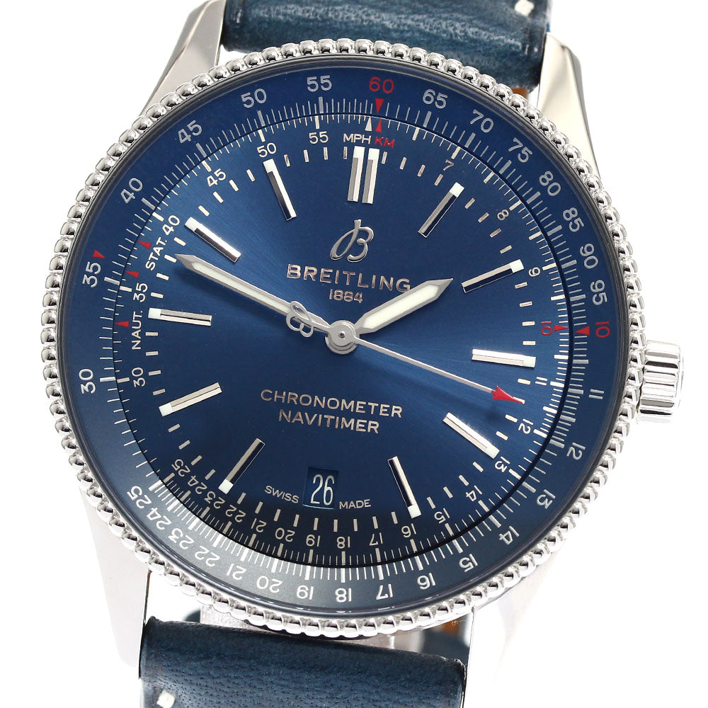 BREITLING Navitimer41 A17326 Date Navy Dial Automatic Men's Watch_902479