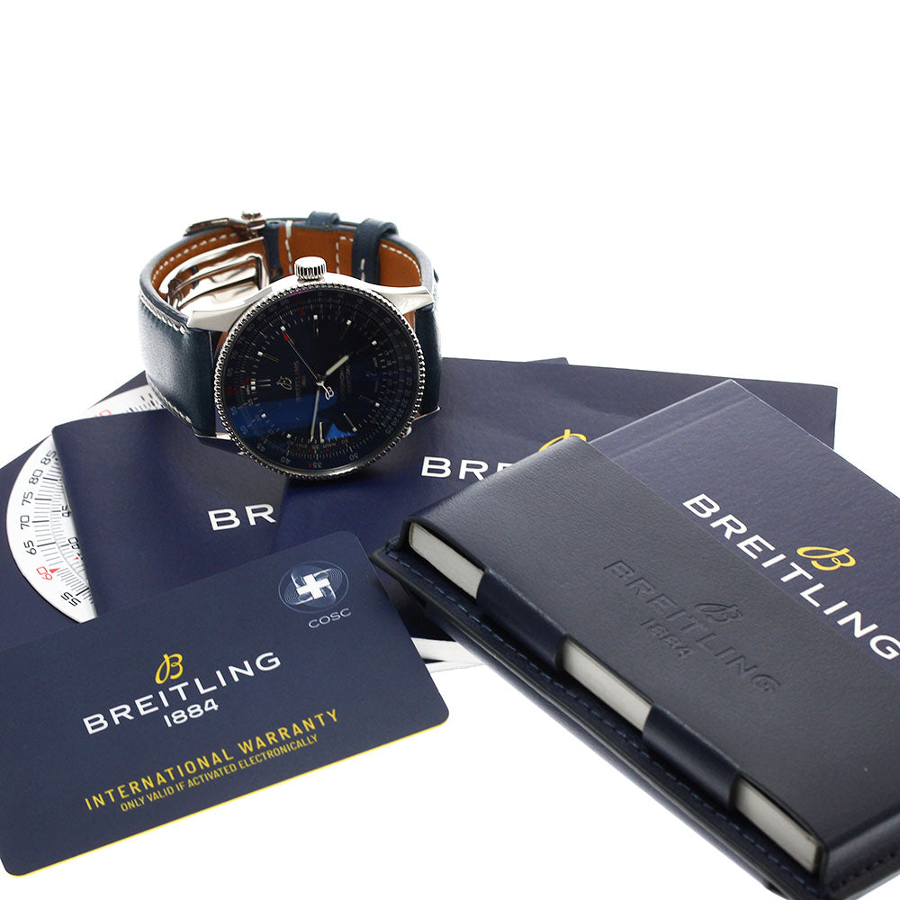 BREITLING Navitimer41 A17326 Date Navy Dial Automatic Men's Watch_902479