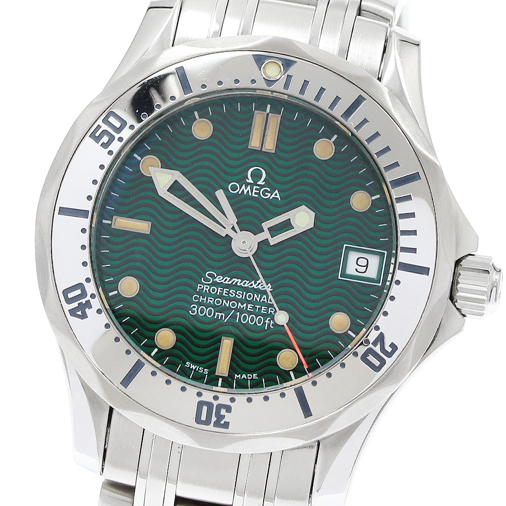 OMEGA Seamaster300 Jack Mayol 2553.41 Green Dial Automatic Boy's Watch_902483
