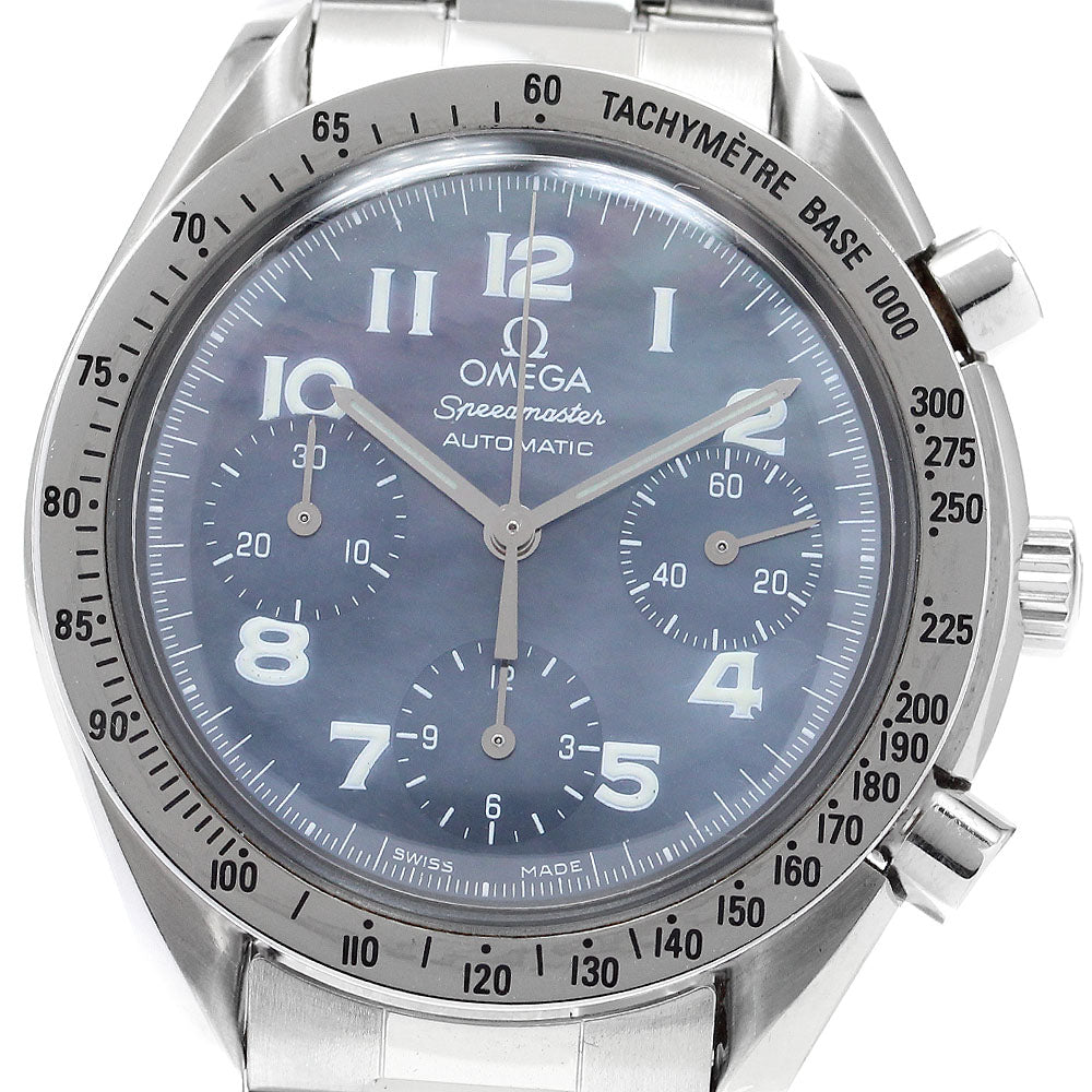 OMEGA Speedmaster 3502.73 Chronograph Blue shell Dial Automatic Men's Watch_902484