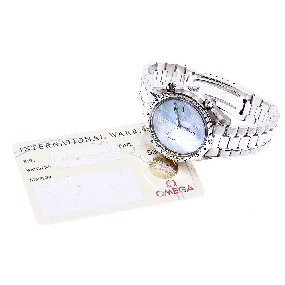OMEGA Speedmaster 3502.73 Chronograph Blue shell Dial Automatic Men's Watch_902484