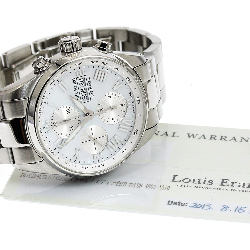 Louis Erard Heritage 78102AA04 Chronograph day date White shell Dial Automatic Men's Watch_902488