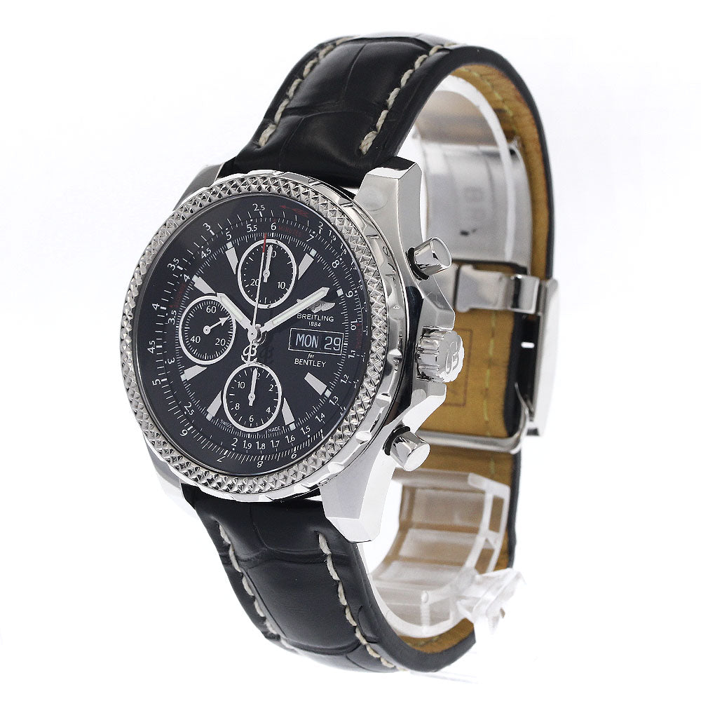 BREITLING Bentley GT A13362 Day-Date Chronograph black Dial Automatic Men's Watch_902496