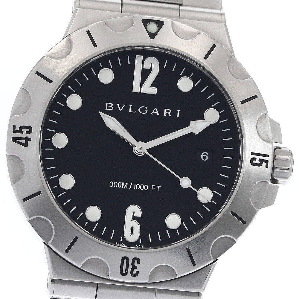 BVLGARI Diagono DP41SSD Date black Dial Automatic Men's Watch_902498