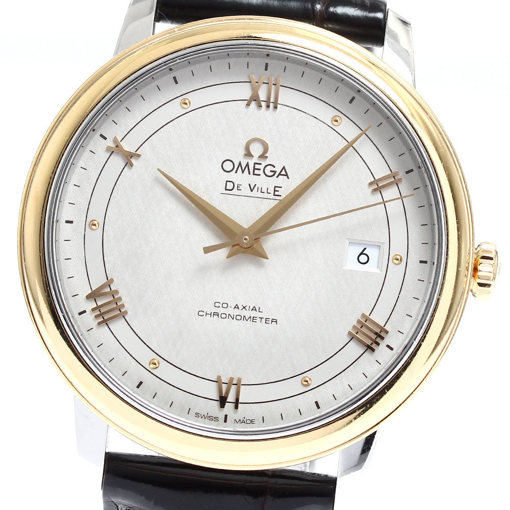 OMEGA De Ville Prestige 424.23.40.20.02.003 Co-Axial Date Silver Dial Automatic Men's Watch_902501
