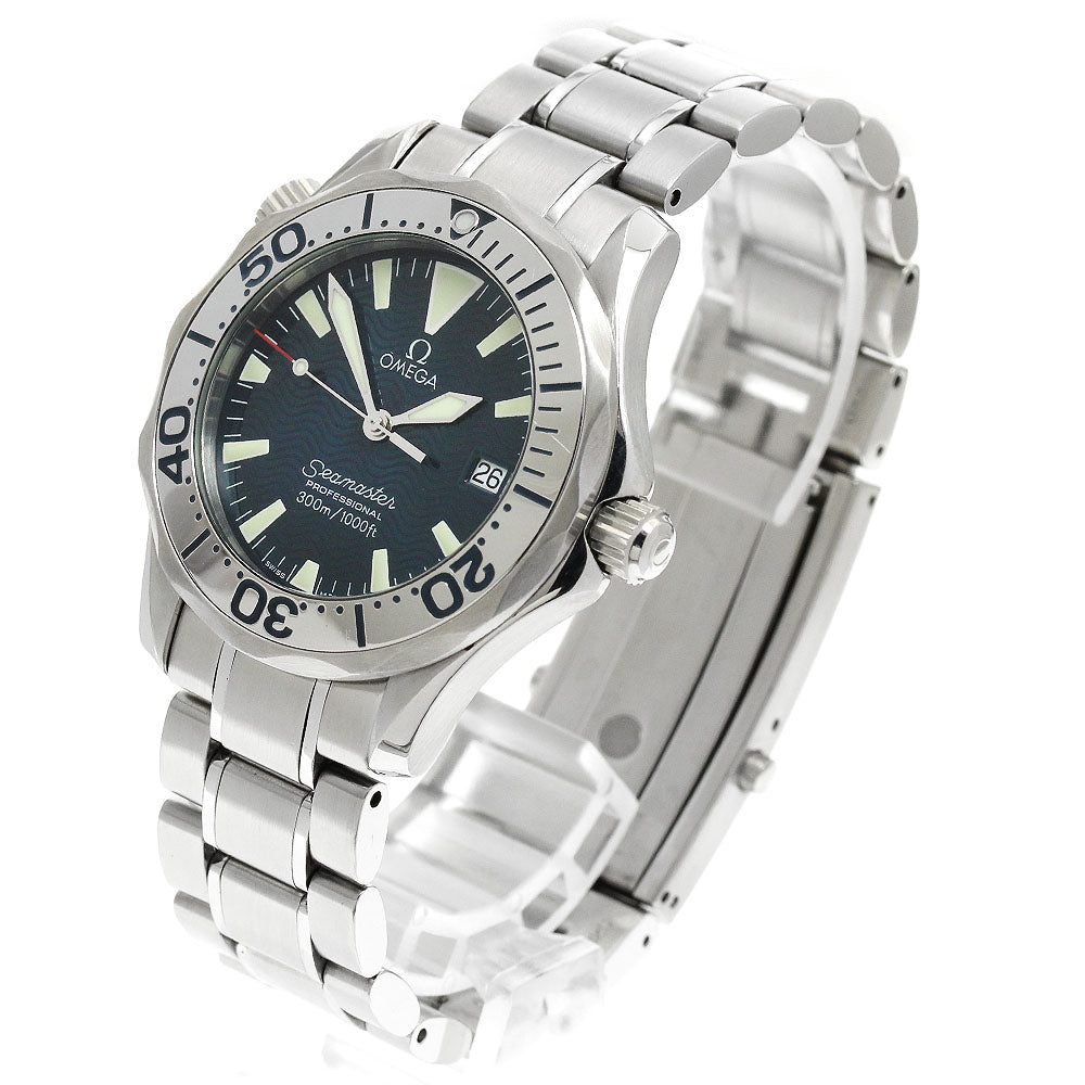 OMEGA Seamaster300 2263.80 Date blue Dial Quartz Boy's Watch_902502