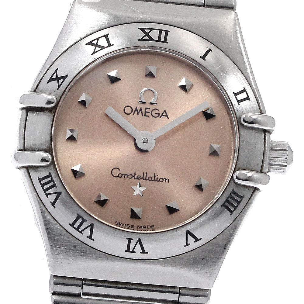 OMEGA Constellation 1562.61 Salmon pink Dial Quartz Ladies Watch_902506