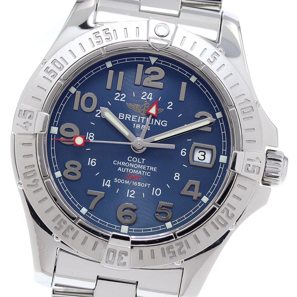 BREITLING Colt A32350 GMT Navy Dial Automatic Men's Watch_902513