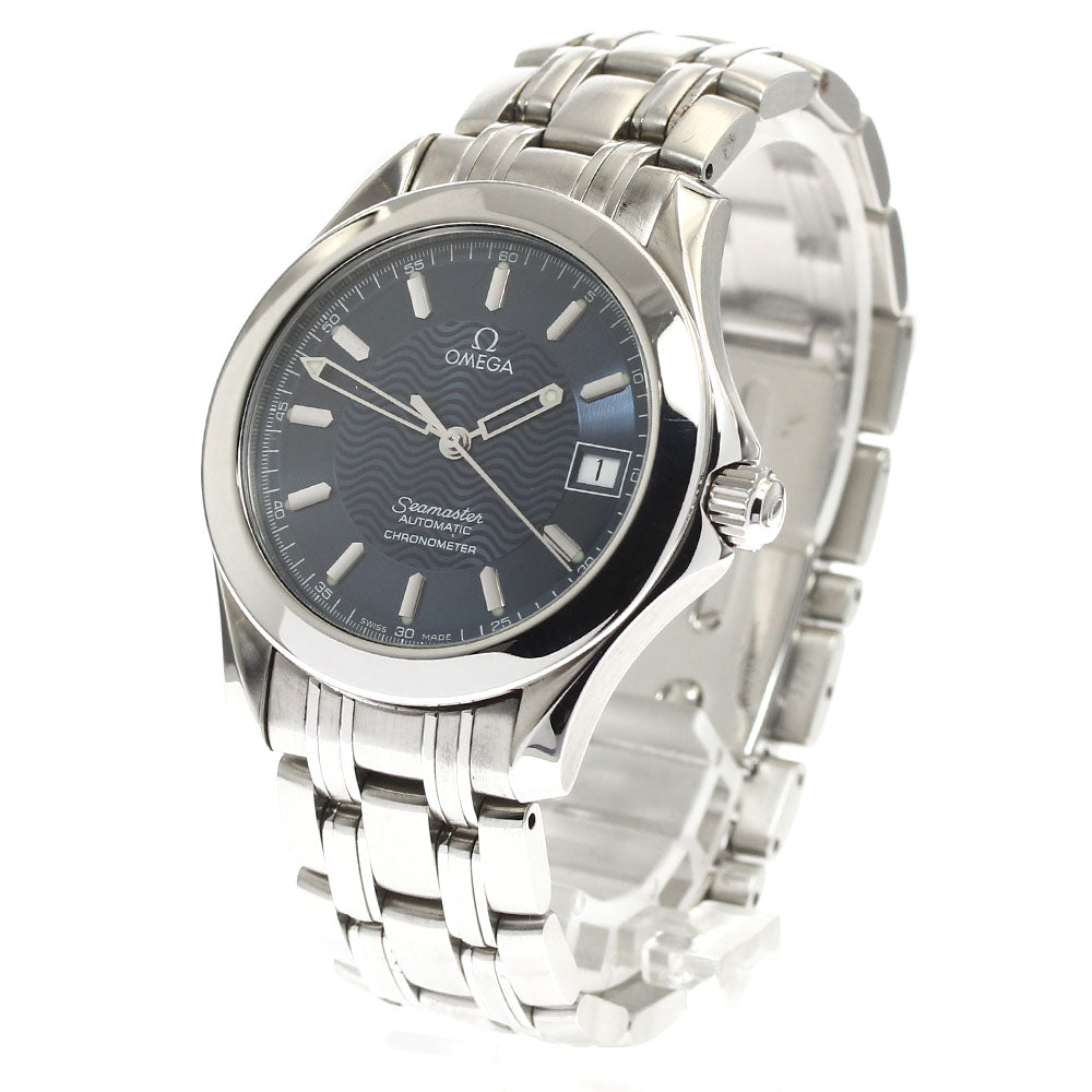 OMEGA Seamaster120 2501.81 Date Navy Dial Automatic Men's Watch_902523