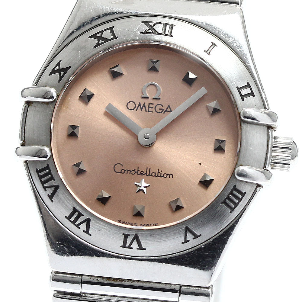OMEGA Constellation Mini My Choice 1561.61 pink Dial Quartz Ladies Watch_902530