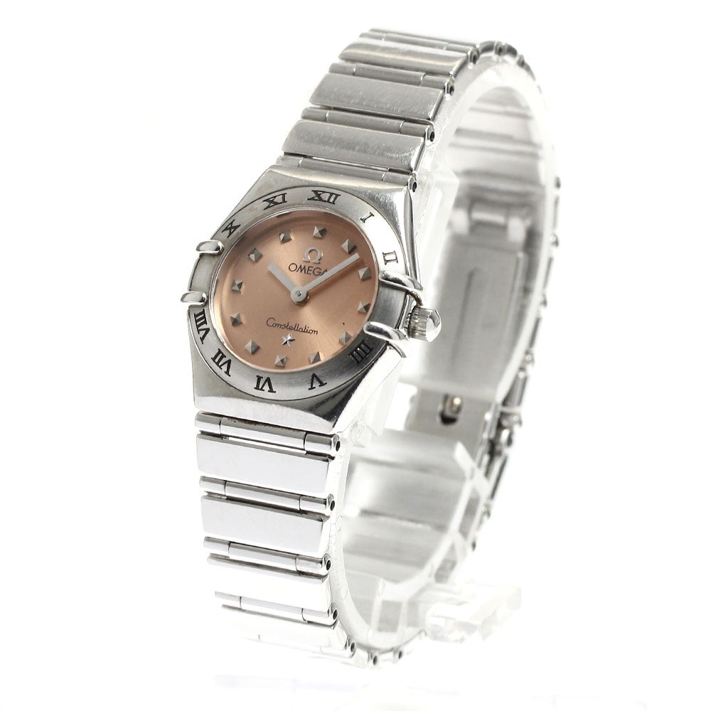 OMEGA Constellation Mini My Choice 1561.61 pink Dial Quartz Ladies Watch_902530