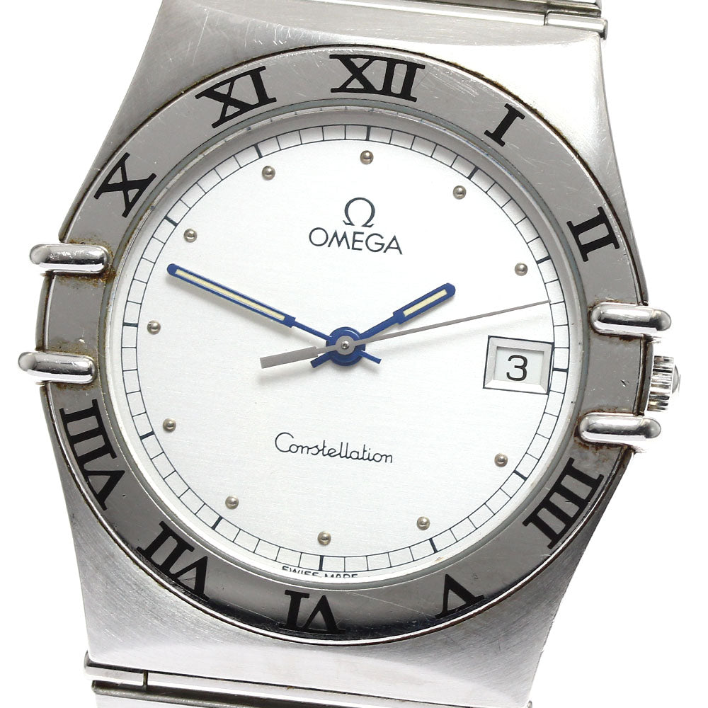 OMEGA Constellation Date Silver Dial Quartz Men's Watch_902536