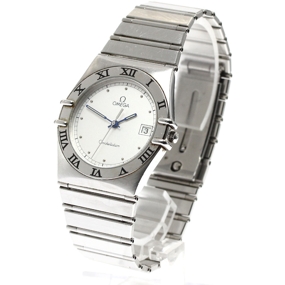 OMEGA Constellation Date Silver Dial Quartz Men's Watch_902536