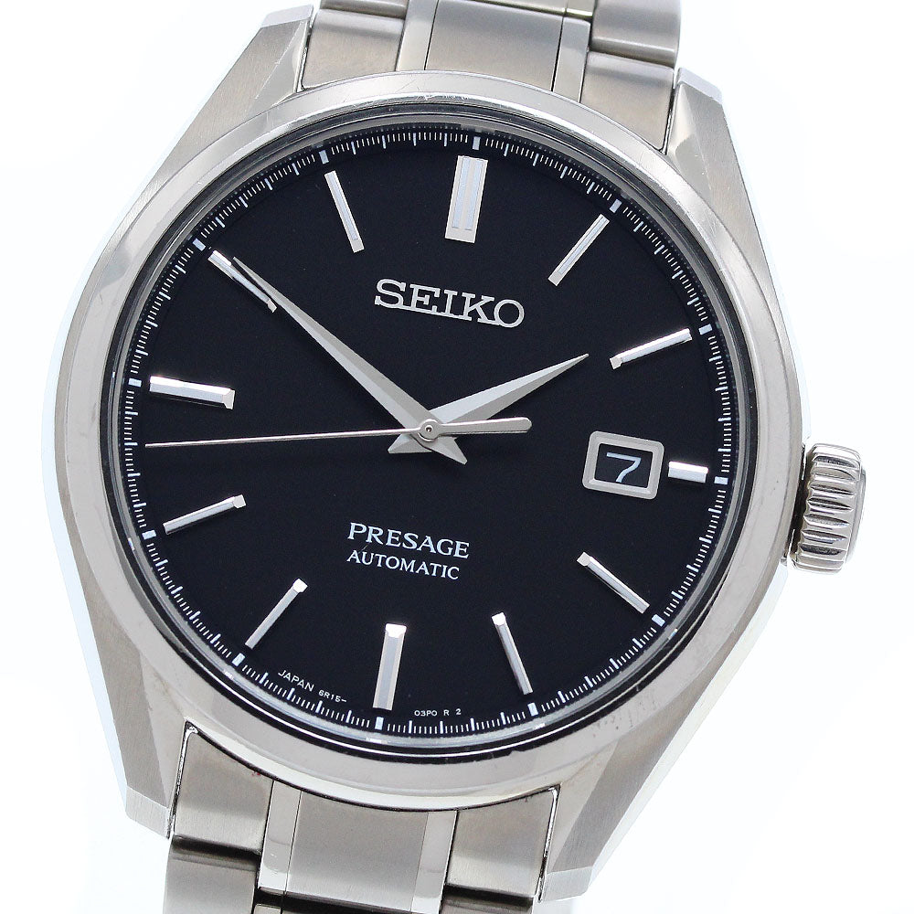 SEIKO Pureza SARX057/6R15-04A0 Date black Dial Automatic Men's Watch_902556