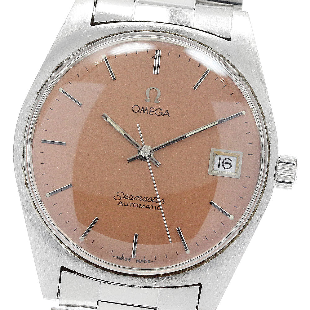 OMEGA Seamaster Date Cal.1011 Brown Dial Automatic Men's Watch_902562