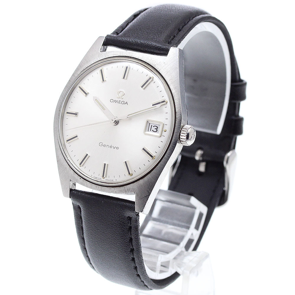 OMEGA Geneve 136.041 Date Cal.613 Silver Dial Hand Winding Men's Watch_902580