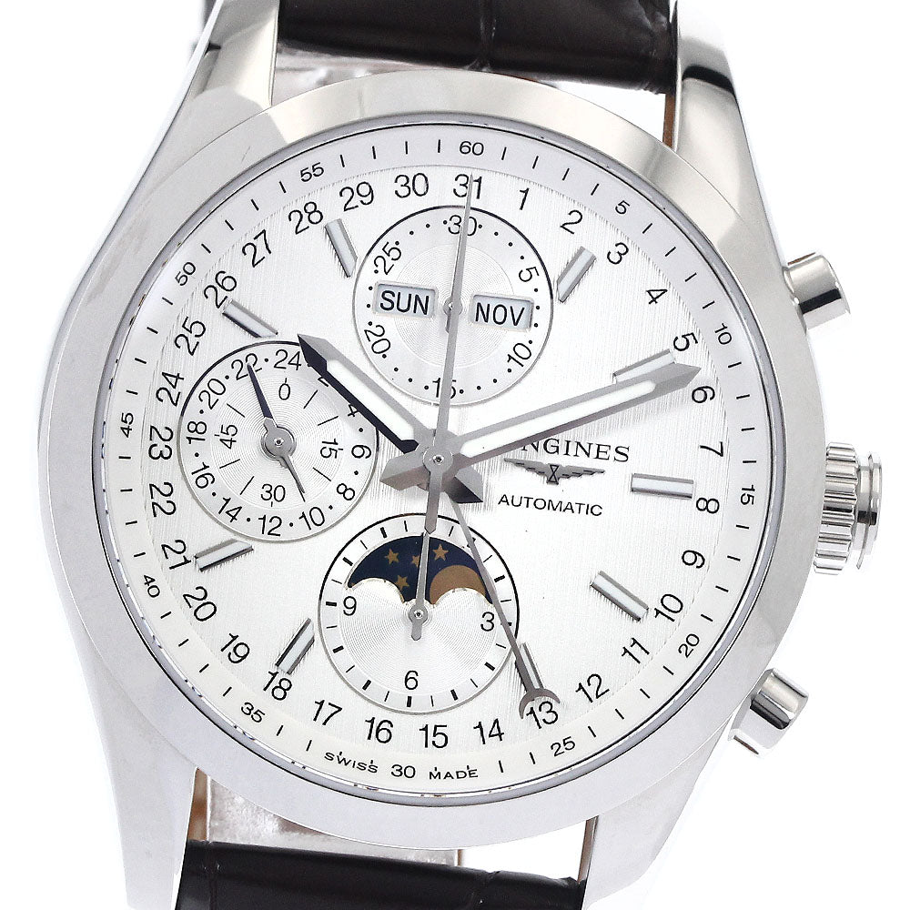 LONGINES Conquest Classic L2.798.4 Chronograph Silver Dial Automatic Men's Watch_902583