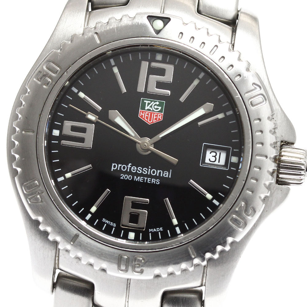 TAG HEUER Link WT1210 Date black Dial Quartz Men's Watch_902595