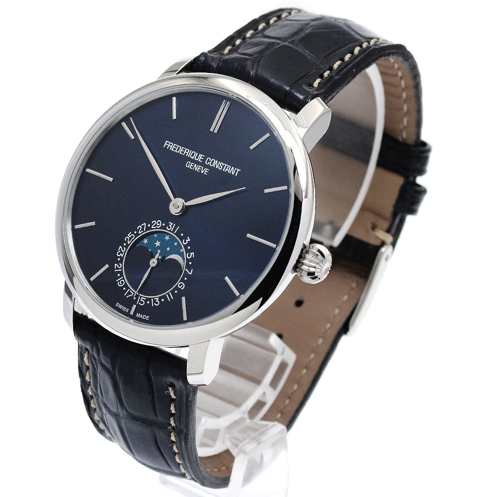FREDERIQUE CONSTANT Slim line FC-705X4S4/5/6 Moon phase Navy Dial Automatic Men's Watch_902609