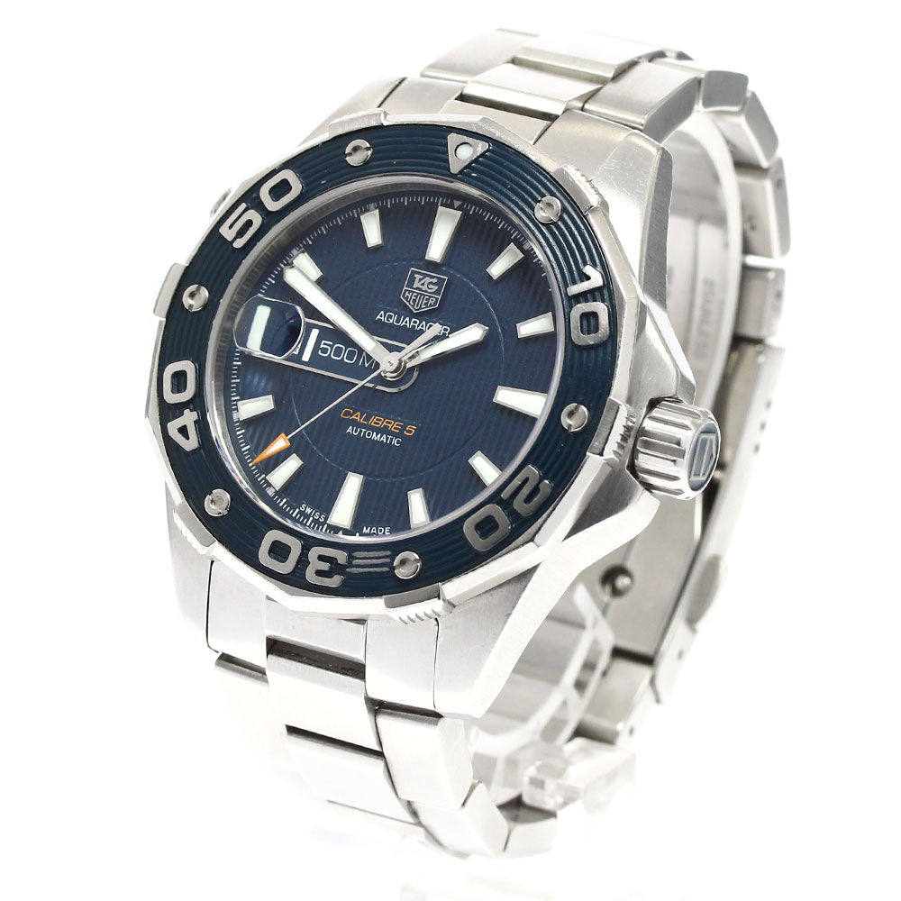 TAG HEUER Aqua racer WAJ2112 Caliber 5 Navy Dial Automatic Men's Watch_902611