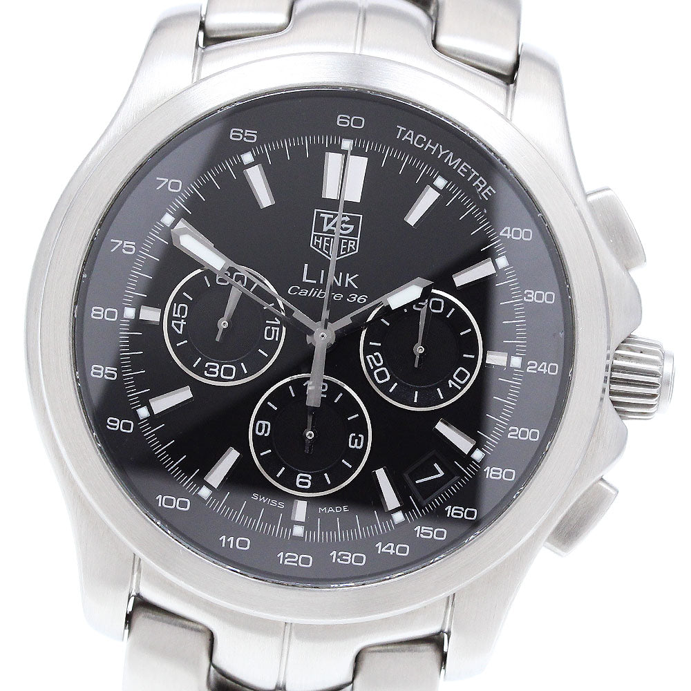 TAG HEUER Link Caliber 36 CT511A Chronograph black Dial Automatic Men's_902623