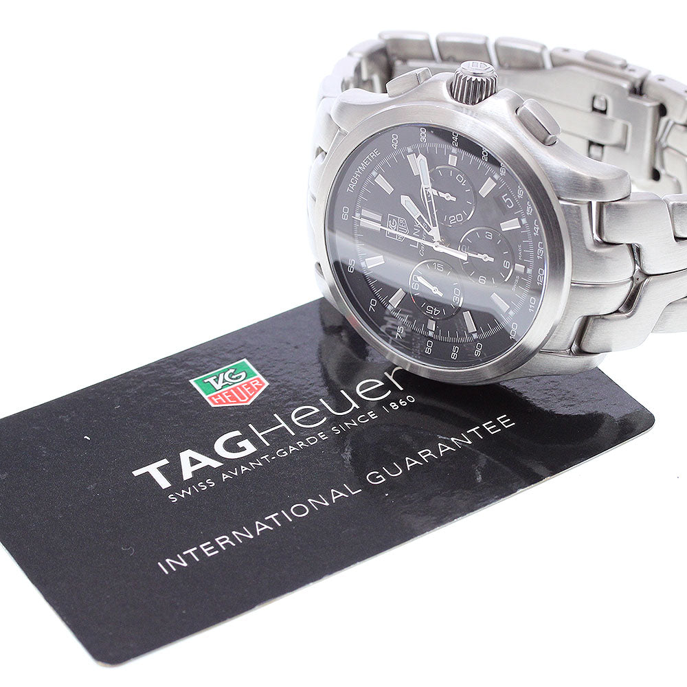 TAG HEUER Link Caliber 36 CT511A Chronograph black Dial Automatic Men's_902623