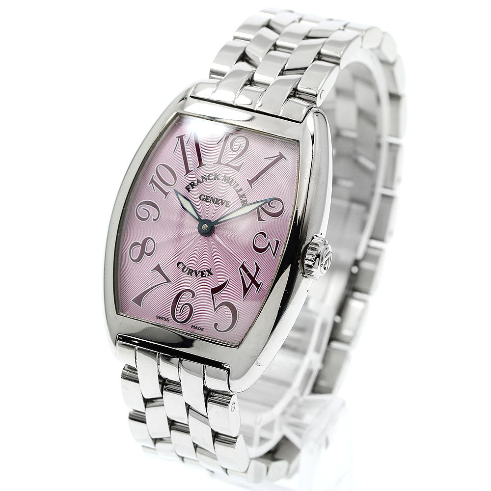 FRANCK MULLER Tonneau carvex 7502QZ pink Dial Quartz Ladies Watch_902657
