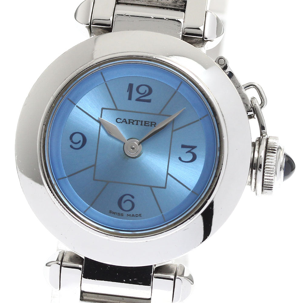 CARTIER Mispacha W3140024 1st Anniversary Model blue Dial Quartz Ladies_902671