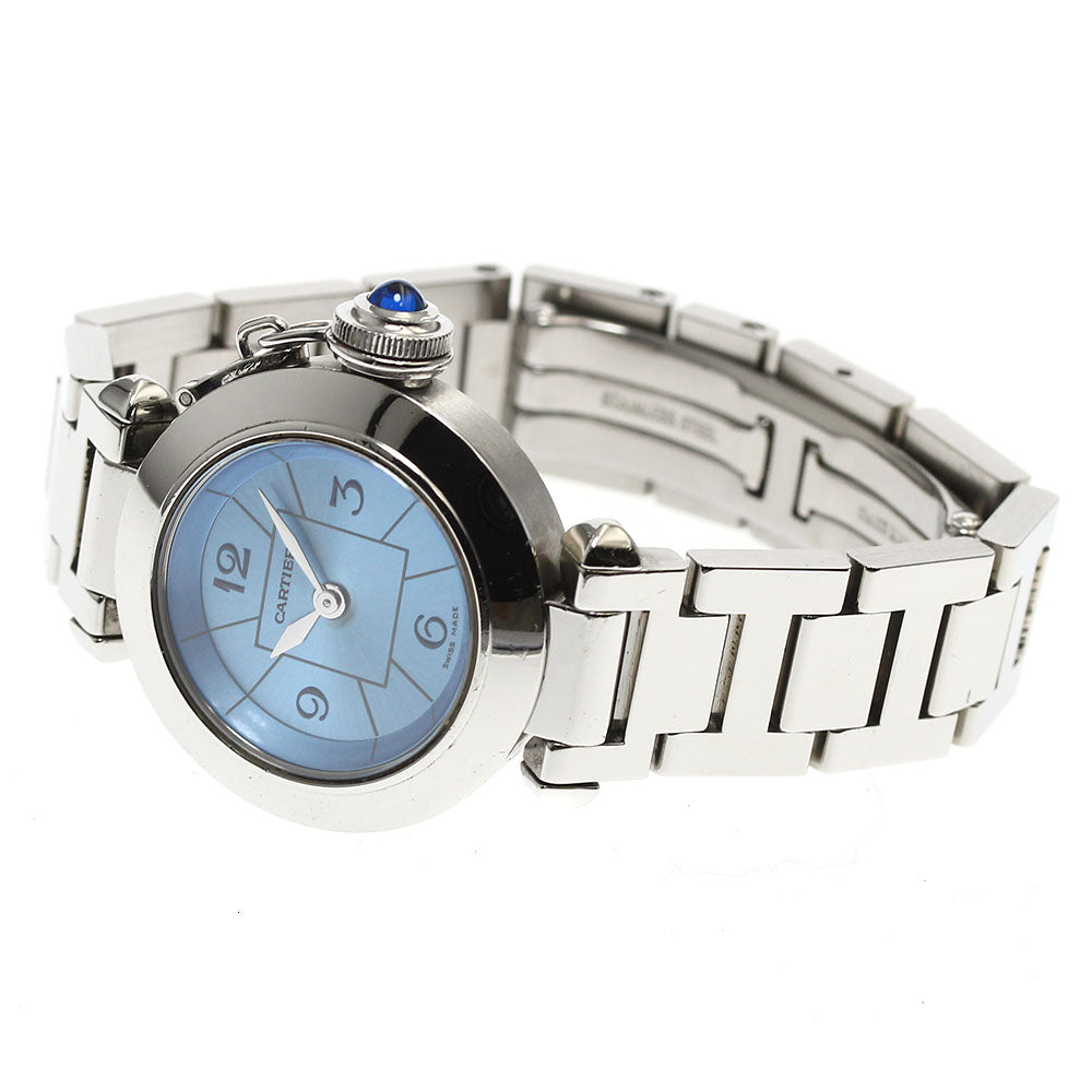 CARTIER Mispacha W3140024 1st Anniversary Model blue Dial Quartz Ladies_902671