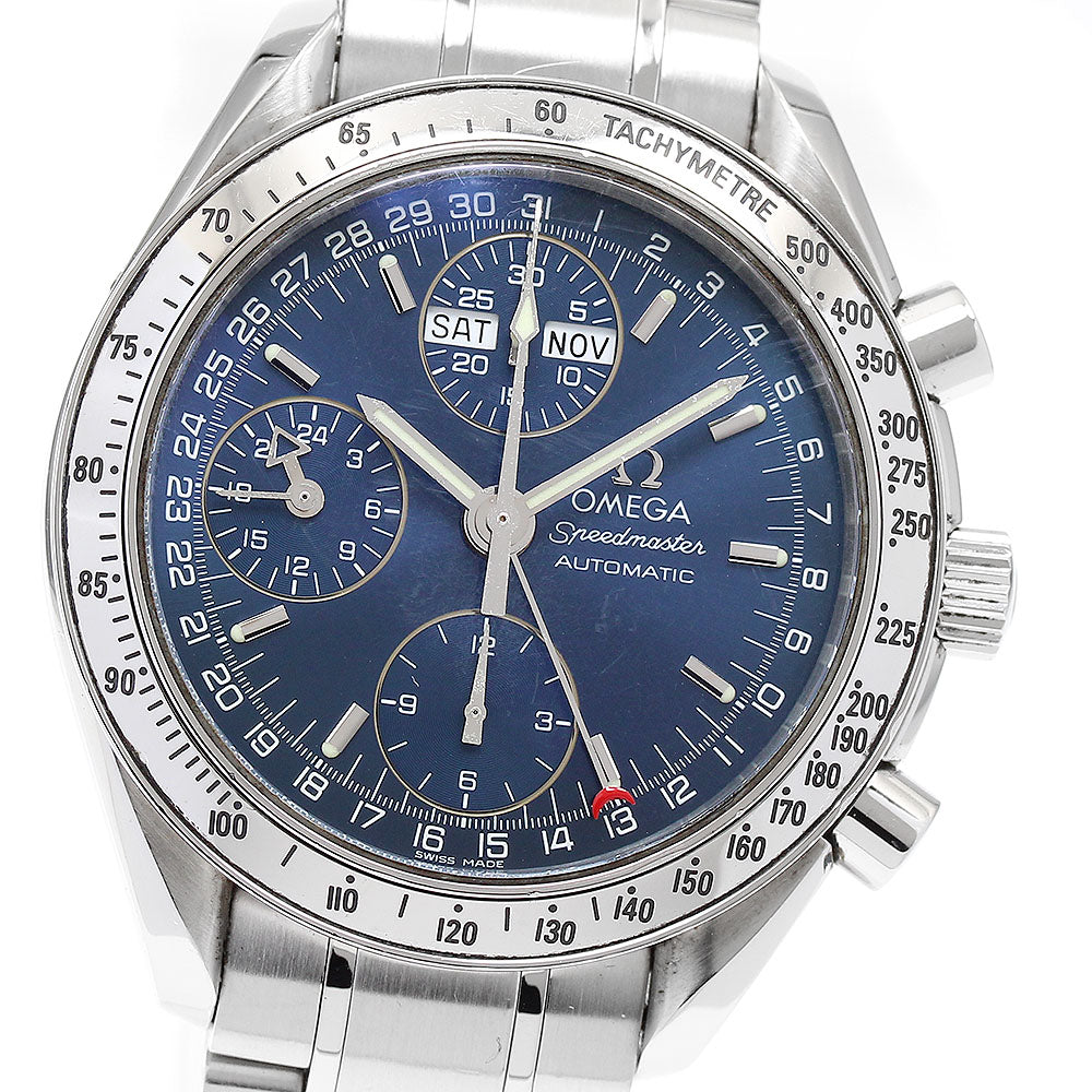 OMEGA Speedmaster 3523.80 Triple calendar Navy Dial Automatic Men's Watch_902706