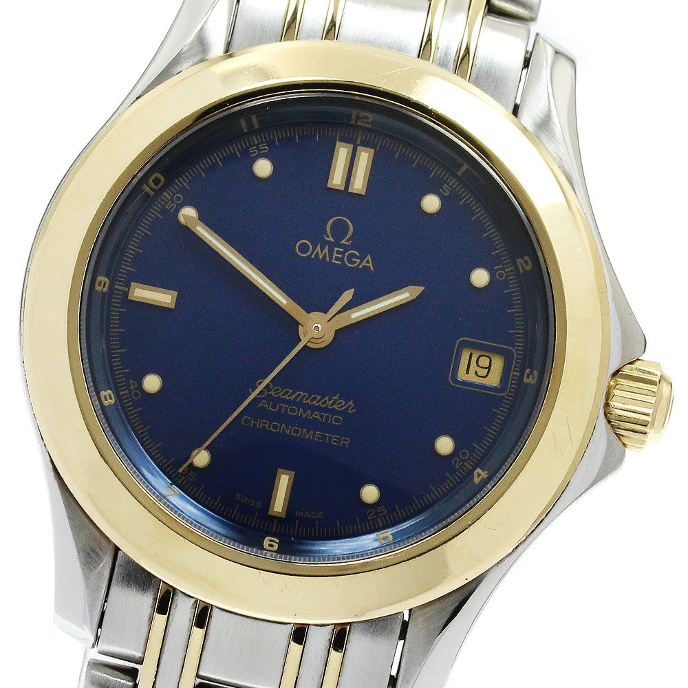 OMEGA Seamaster120 2301.80 Date Navy Dial Automatic Men's Watch_902708