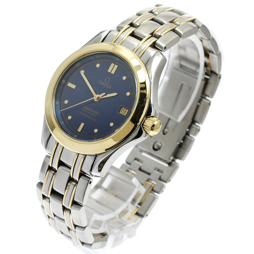 OMEGA Seamaster120 2301.80 Date Navy Dial Automatic Men's Watch_902708