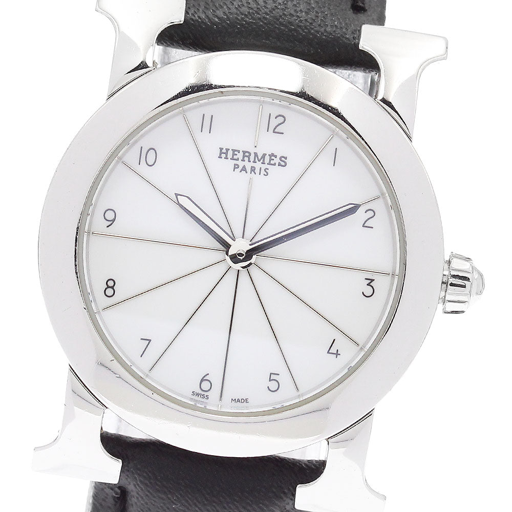 HERMES H watch Rondo HR1.210 white Dial Quartz Ladies Watch_902714