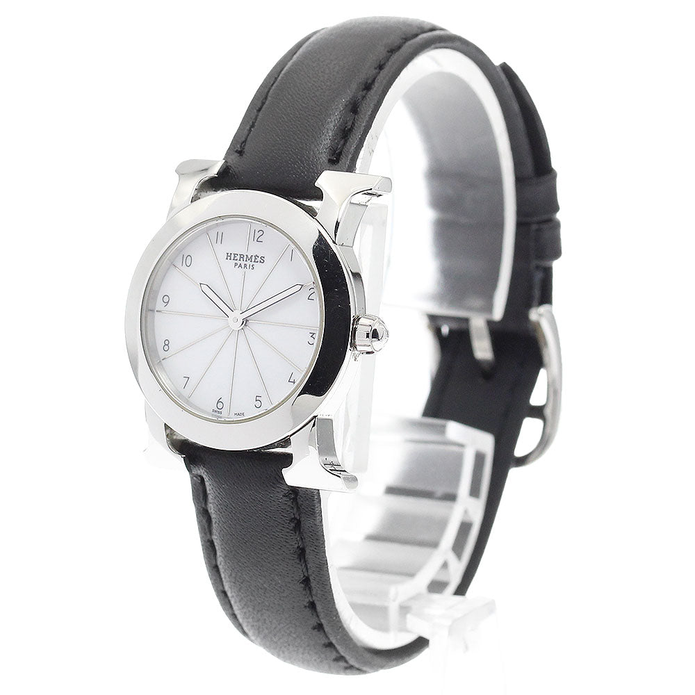 HERMES H watch Rondo HR1.210 white Dial Quartz Ladies Watch_902714