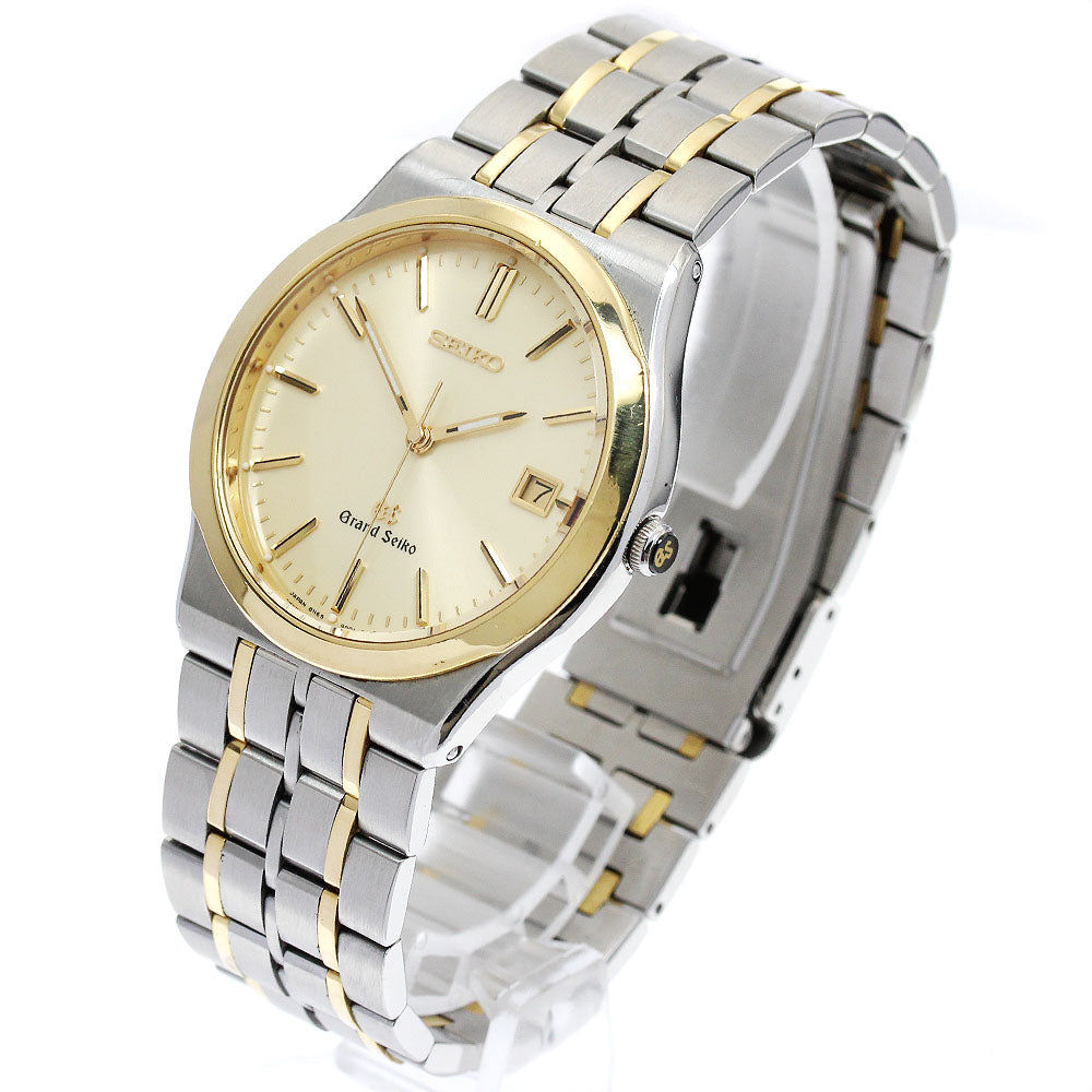 SEIKO Grand Seiko SBGG002/8N65-9000 Date Gold Dial Quartz Men's Watch_902715