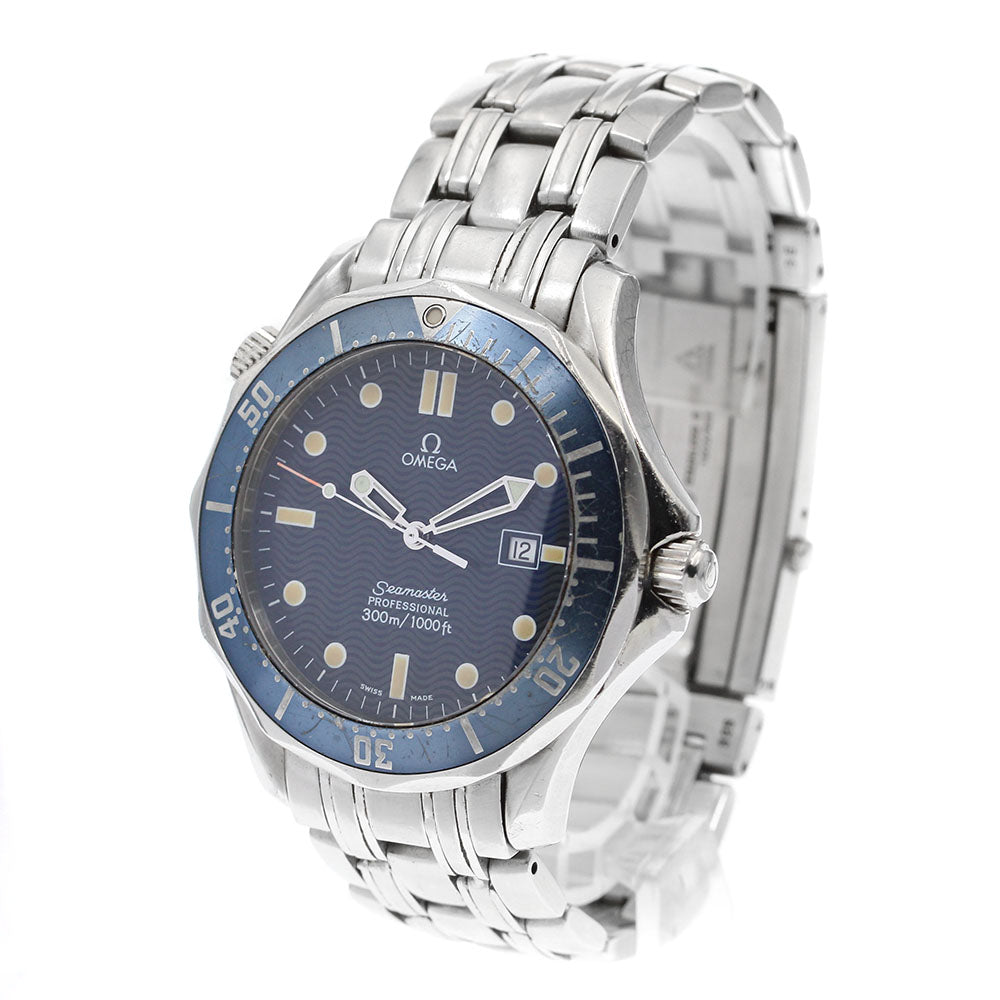 OMEGA Seamaster300 2541.80 Date Navy Dial Quartz Men's Watch_902736
