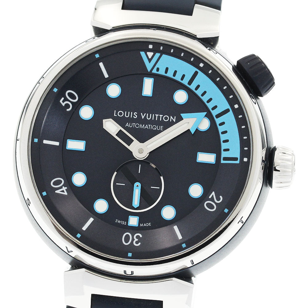 LOUIS VUITTON Tambour Street Diver QA121 Navy Dial Automatic Men's Watch_902743