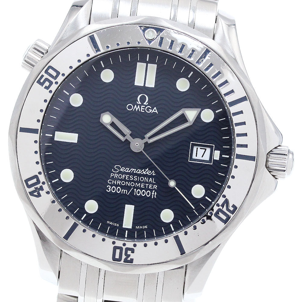OMEGA Seamaster300 2532.80 Date Navy Dial Automatic Men's Watch_902744