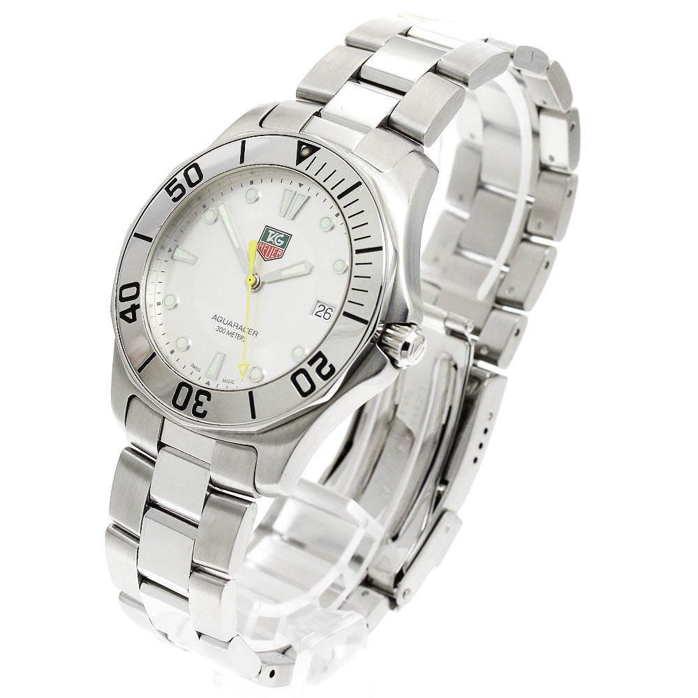 TAG HEUER Aqua racer WAB1111 Date Silver Dial Quartz Men's Watch_902759