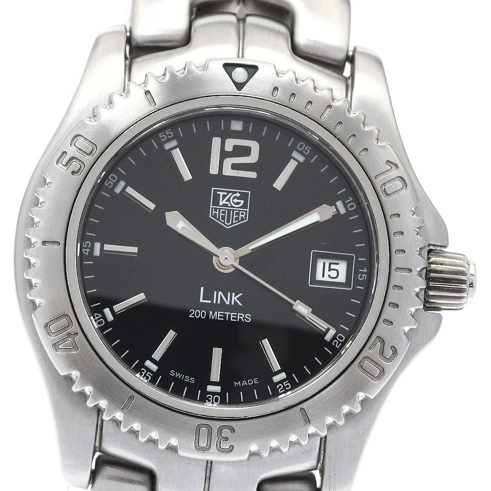 TAG HEUER Link WT1210A.BA0553 Date black Dial Quartz Men's Watch_902760