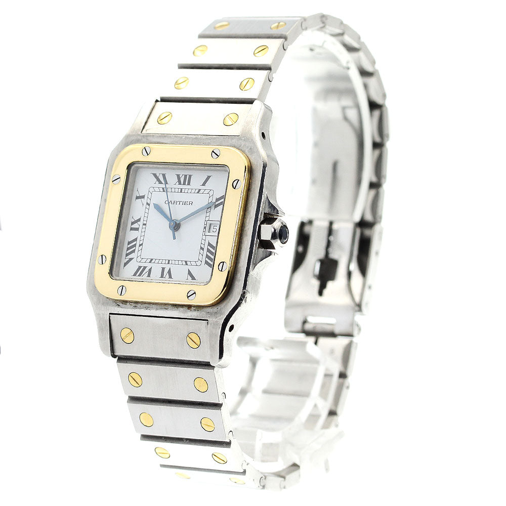 CARTIER Santos GalbeeLM 81036288 Date white Dial Automatic Men's Watch_902771