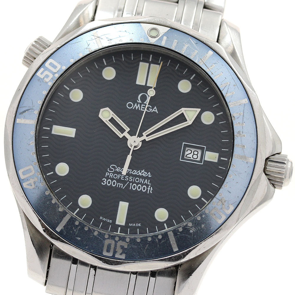 OMEGA Seamaster300 2541.80 Date Navy Dial Quartz Men's Watch_902788