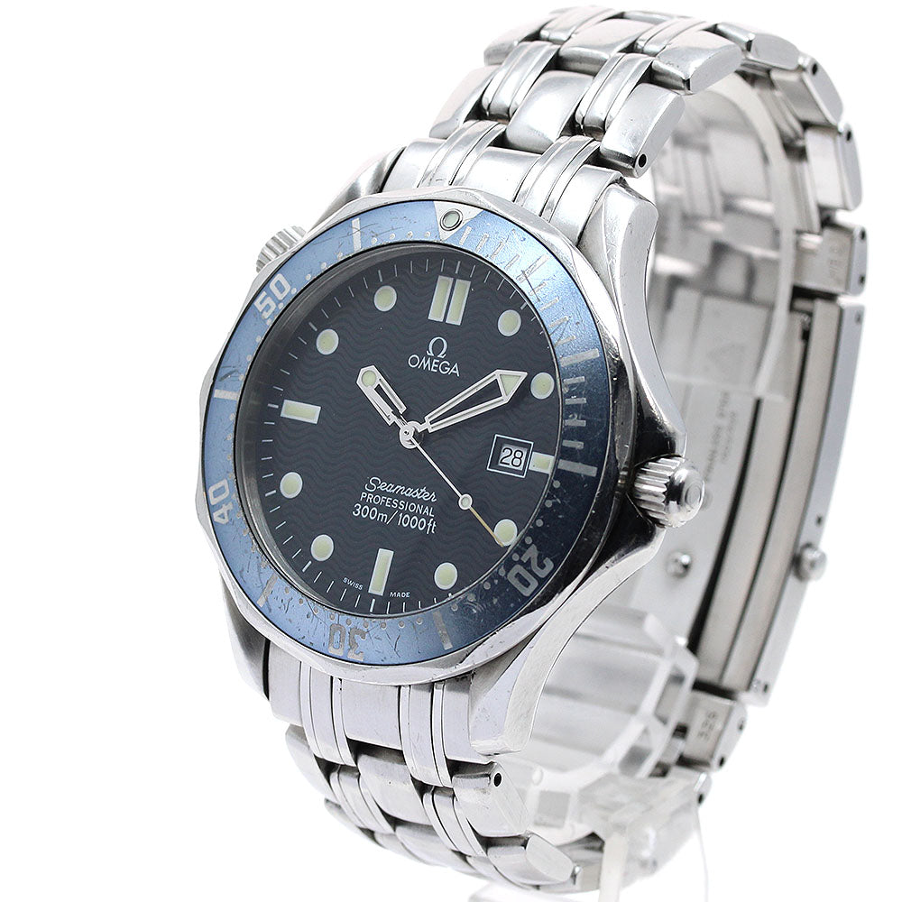 OMEGA Seamaster300 2541.80 Date Navy Dial Quartz Men's Watch_902788