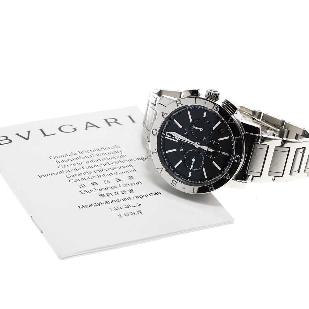 BVLGARI BVLGARIBVLGARI BB41SCH Date Chronograph black Dial Automatic Men's Watch_902796