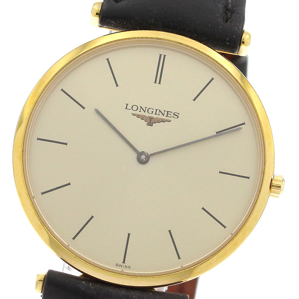 LONGINES Grand classic L4.709.2 gold Dial Quartz Men's Watch_902799